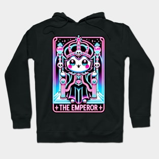 The Emperor Tarot Card Kawaii Cute Pastel Goth Hoodie